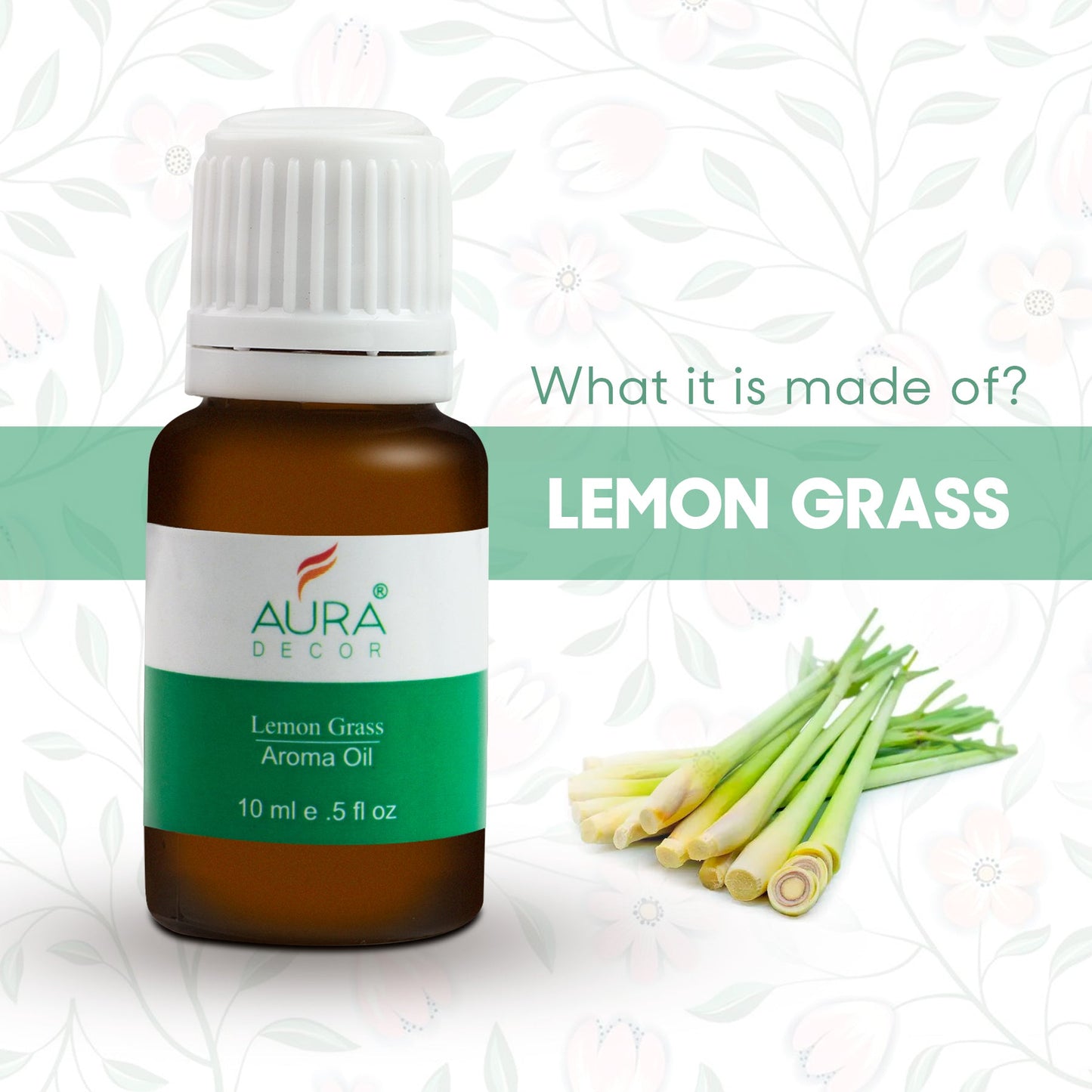 Bulk Buy AuraDecor Set of 6 Highly Fragrance Aroma therapy Oils (10 ml Each) ( Master 39 Sets )