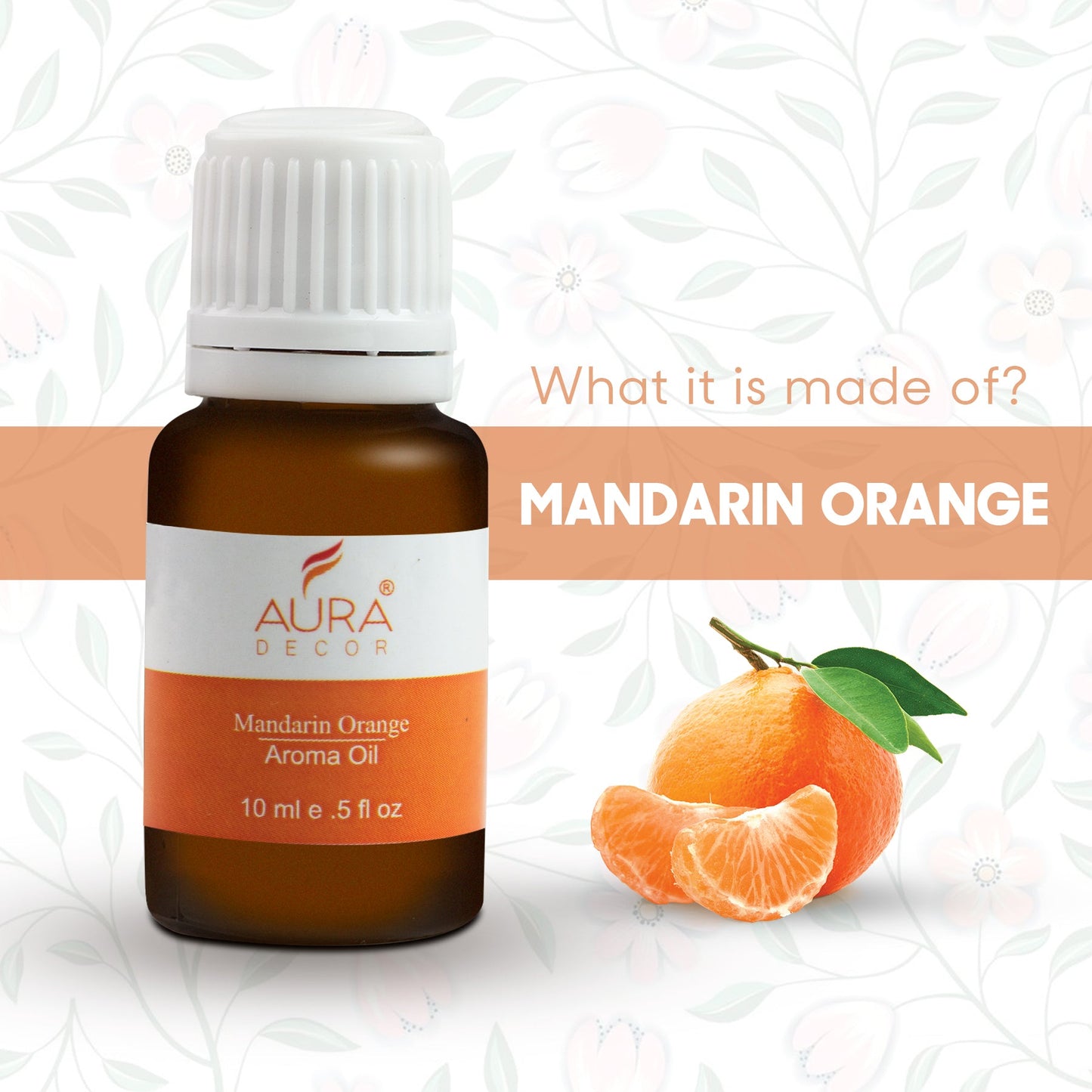 Bulk Buy AuraDecor Set of 6 Highly Fragrance Aroma therapy Oils (10 ml Each) ( Master 39 Sets )