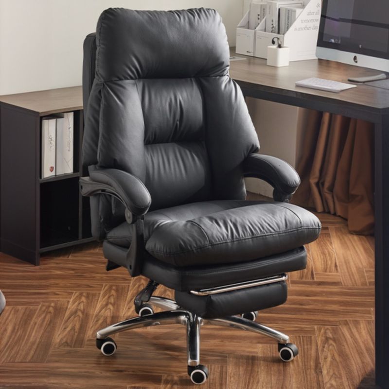 Executive Luxe Recliner Office Chair with Footrest & 2D Linkage Armrests