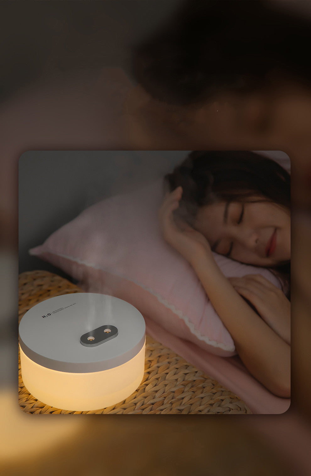 Bulk Buy AuraDecor Aromatherapy Round Humidifier 1000ml Capacity ( Double Spray Air Humidifier ) ( 10 pcs )