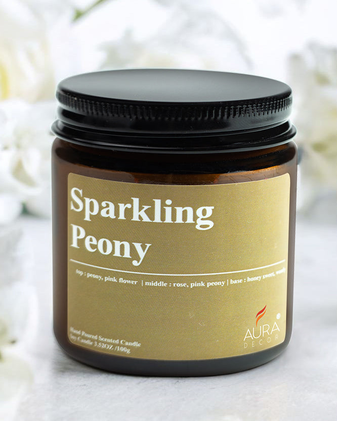 Bulk Buy AuraDecor Amber Jar 200gm , Soya Wax Jar Candle , Premium Fragrances ( MOQ 24 Pcs )