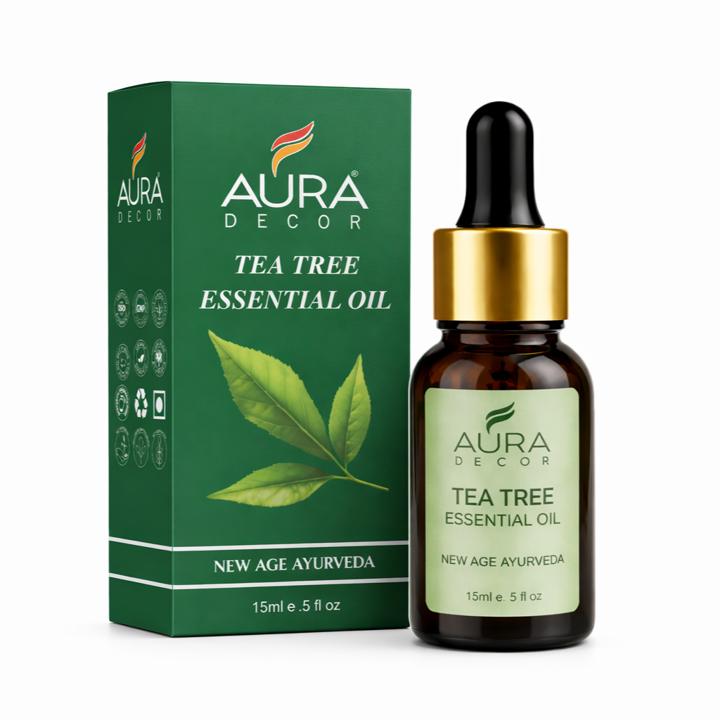 Tea Tree Essential Oil - 15ml for Skin, Hair, Face, Acne Care