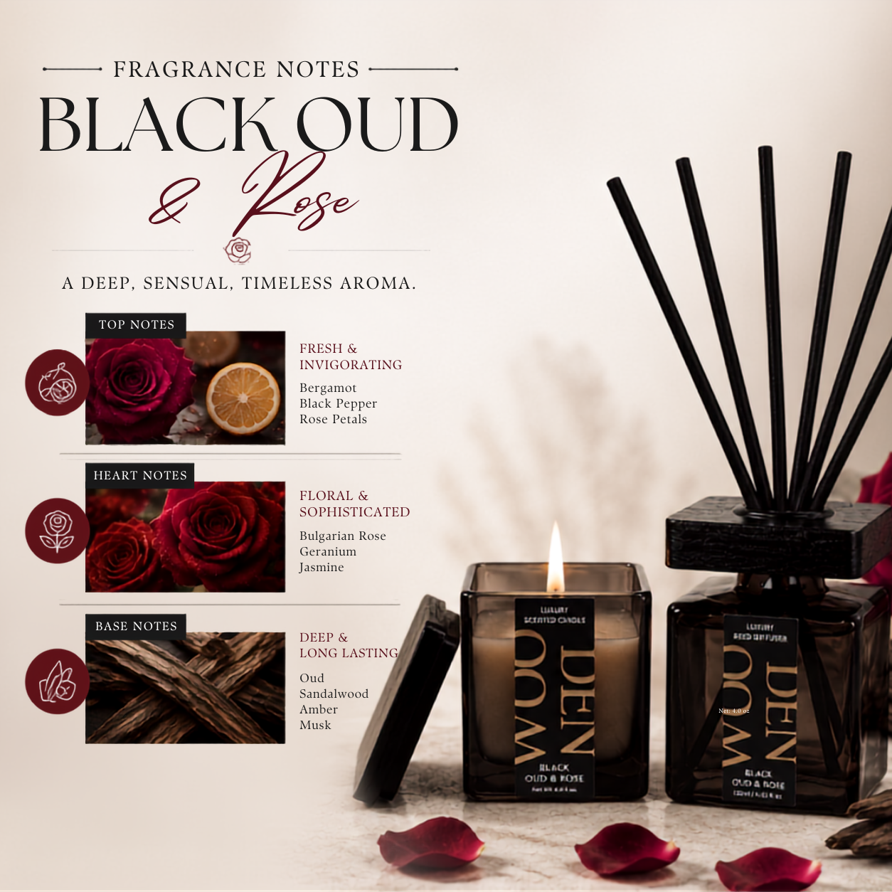 AuraDecor Wooden Whisper Duo Gift Set