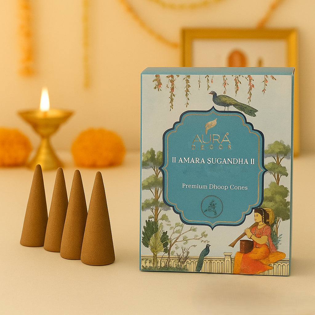 Bulk Buy Dhoop Cones Premium Natural Incense Cones 40 Dhoop Cones (Master pack of 60packs)