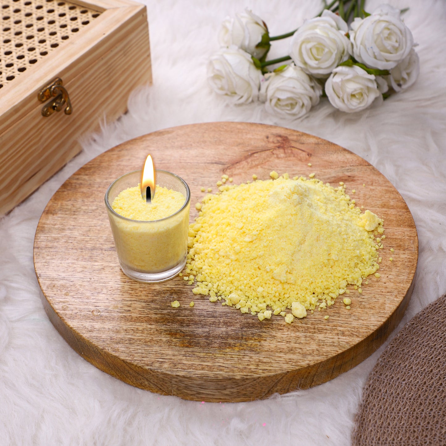 Auradecor Sand wax for DIY Candle Making ( Colour )