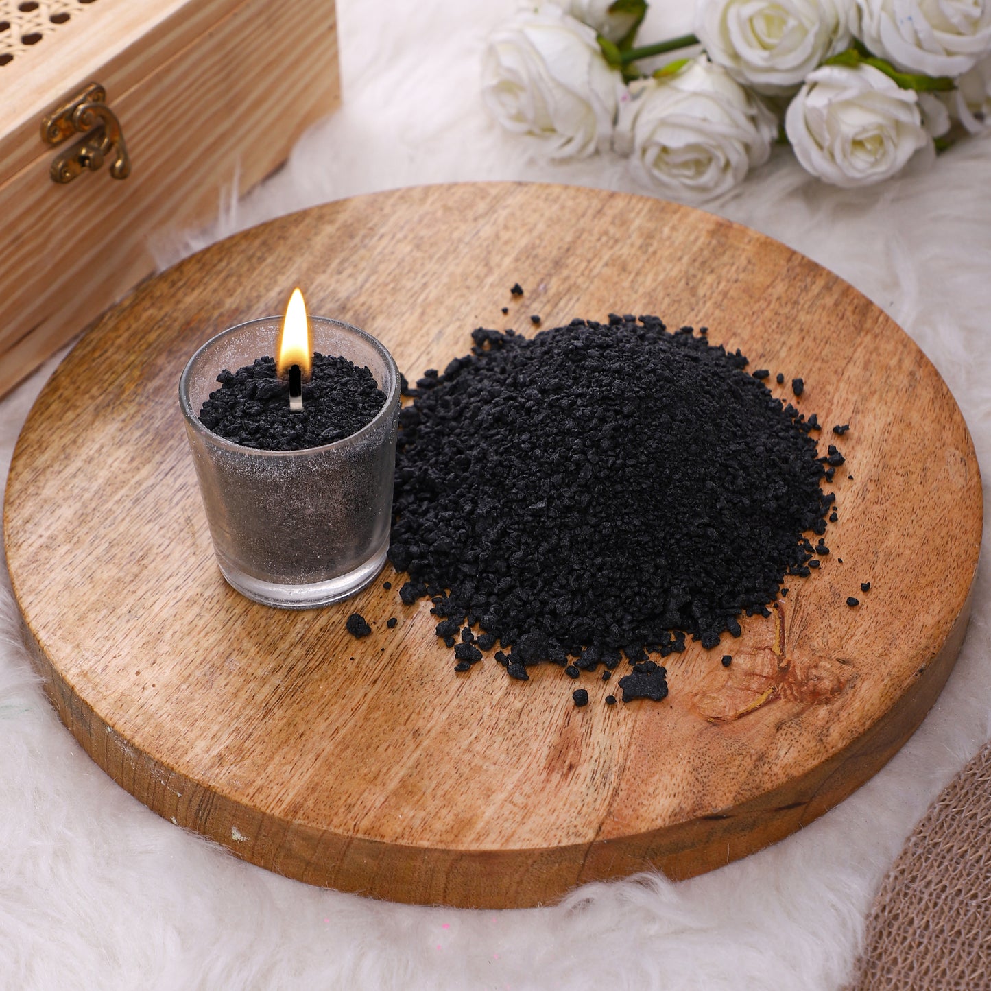 Auradecor Sand wax for DIY Candle Making ( Colour )