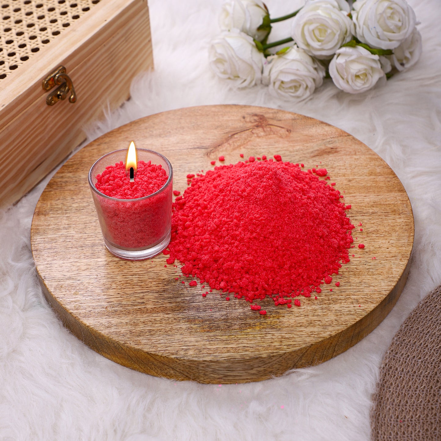 Auradecor Sand wax for DIY Candle Making ( Colour )