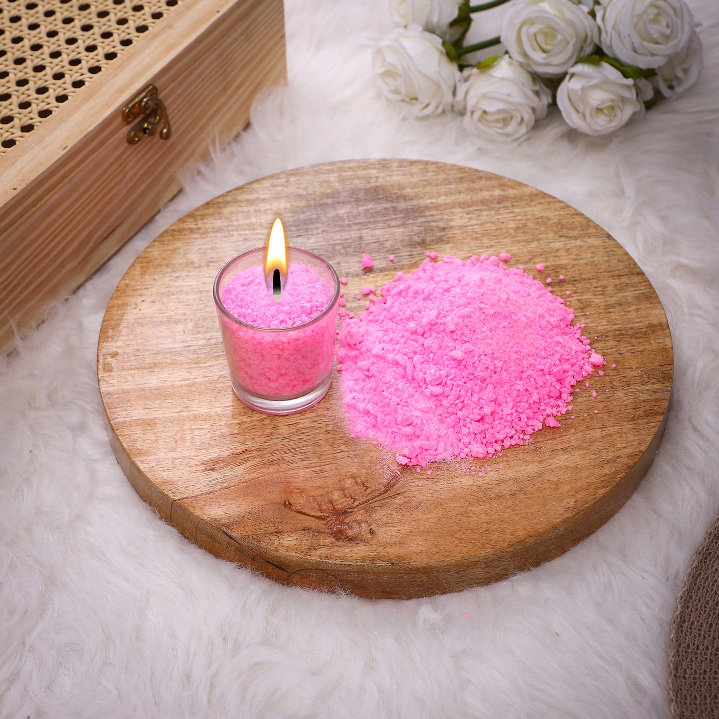 Auradecor Sand wax for DIY Candle Making ( Colour )