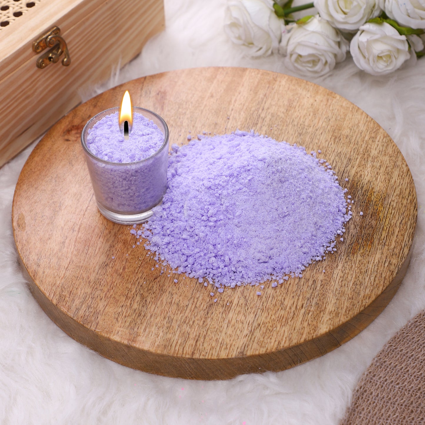 Auradecor Sand wax for DIY Candle Making ( Colour )