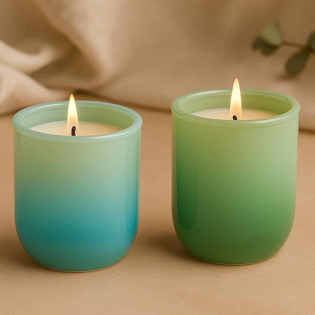 AuraDecor Premium Scented Soy Wax Jar Candles (Master pack of 20 sets)