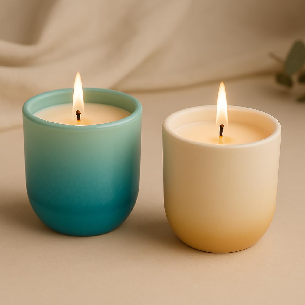 AuraDecor Premium Scented Soy Wax Jar Candles (Master pack of 20 sets)