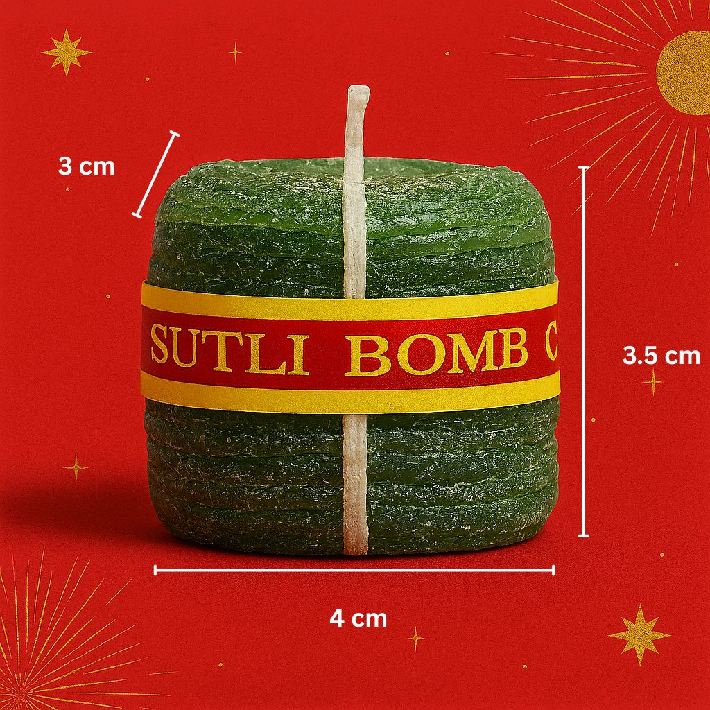 Festive Sutli Pataka Candle Festive Fun Without the Bang