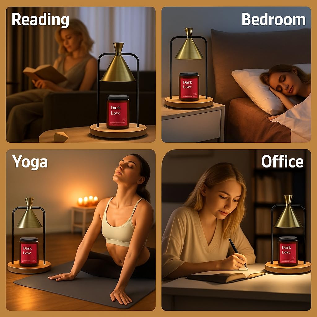 Auradecor Candle Warmer Lamp With an Aroma Candle