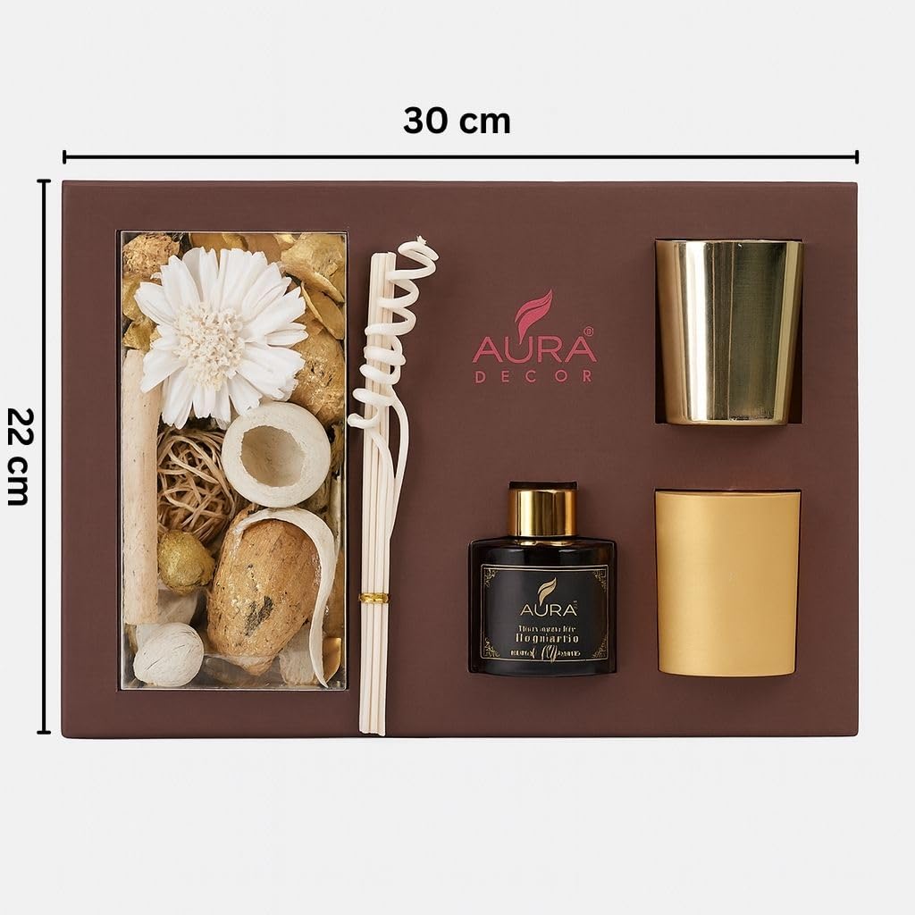 Bulk Buy Auradecor Amber Gold Gift set ( Master pack of 20pcs)