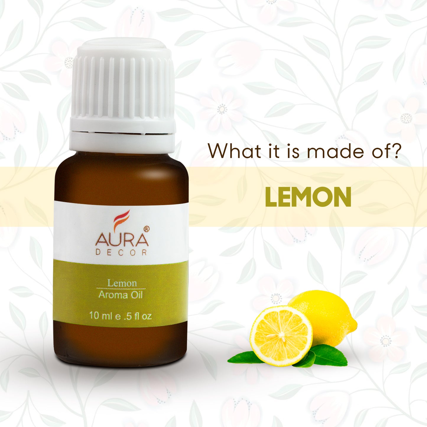 Bulk Buy AuraDecor Set of 6 Highly Fragrance Aroma therapy Oils (10 ml Each) ( Master 39 Sets )