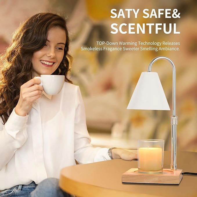 Electric Candle Warmer with an Aroma Candle