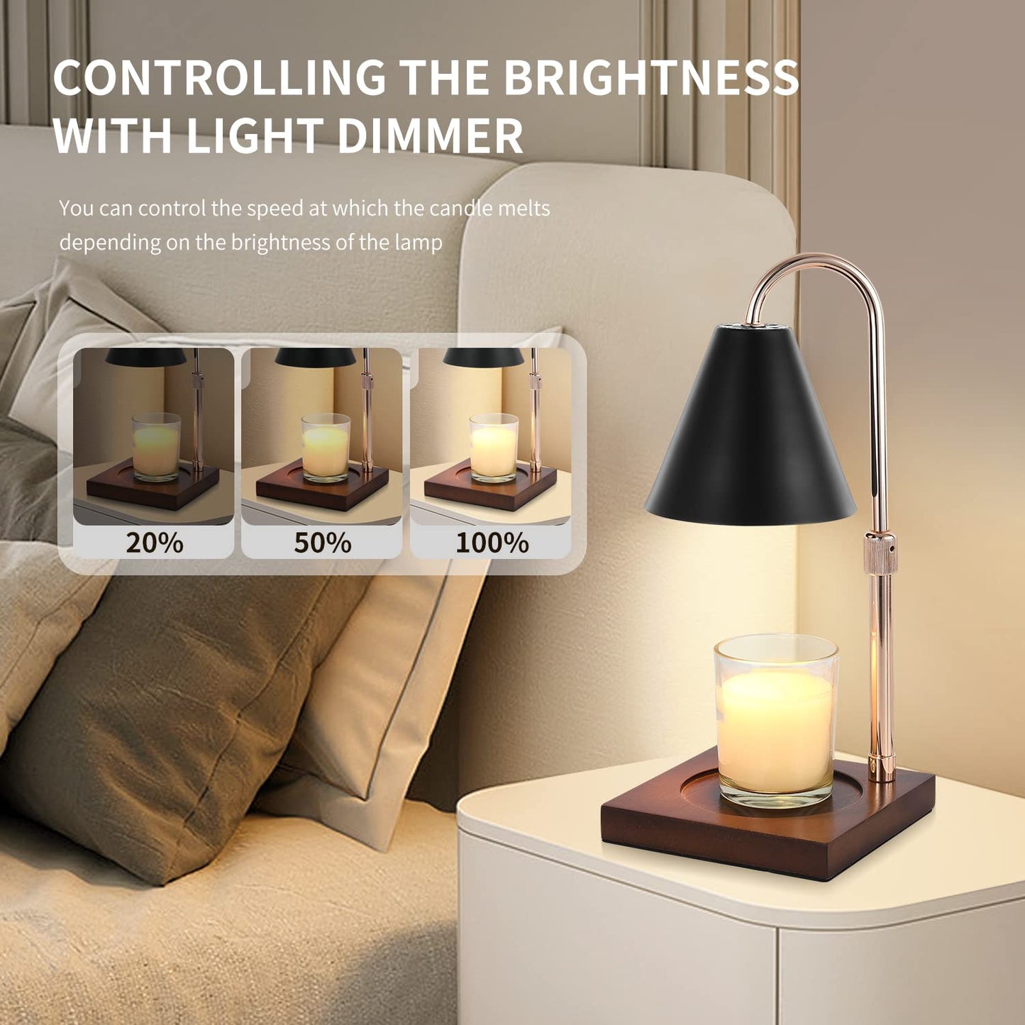 Electric Candle Warmer with an Aroma Candle