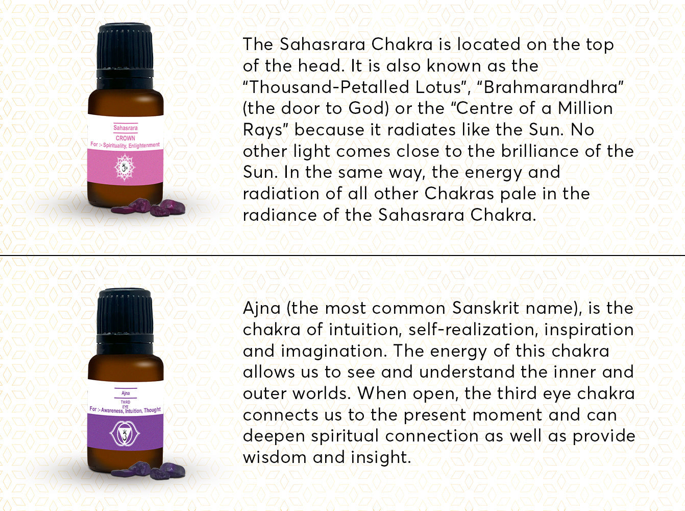 Bulk Buy AuraDecor 7 Chakras Essential Oils with 7 Chakras Gems ( 28 Sets )