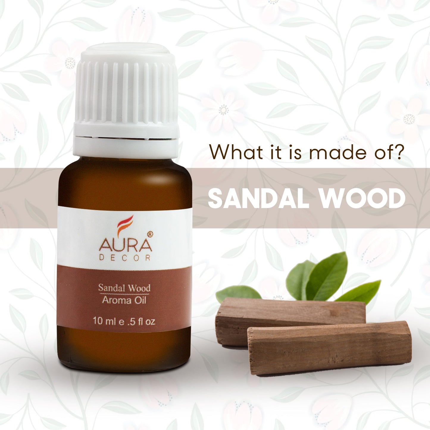 Bulk Buy AuraDecor Set of 6 Highly Fragrance Aroma therapy Oils (10 ml Each) ( Master 39 Sets )