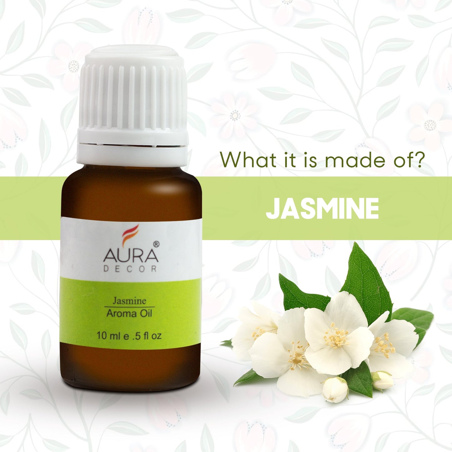 Bulk Buy AuraDecor Set of 6 Highly Fragrance Aroma therapy Oils (10 ml Each) ( Master 39 Sets )