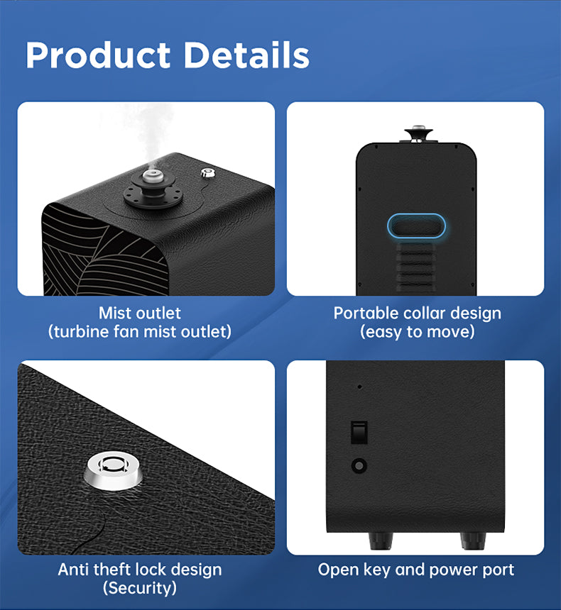 AuraDecor AS3000 Power Automatic Intelligent Scent Diffuser ( ISO 9001 )