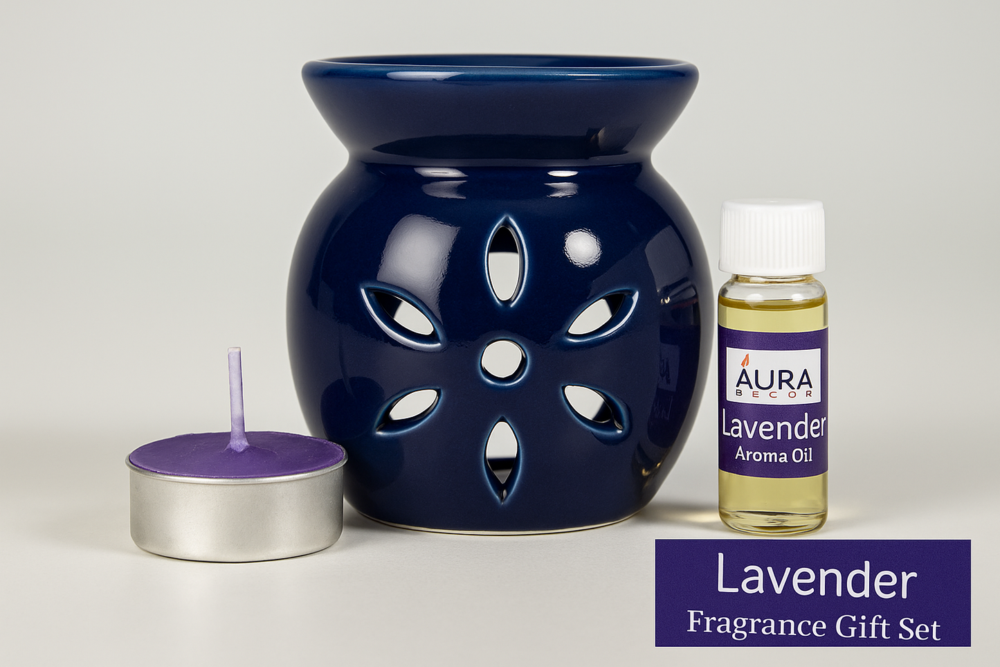 AuraDecor Aroma Oil Burner Gift Set GS 01