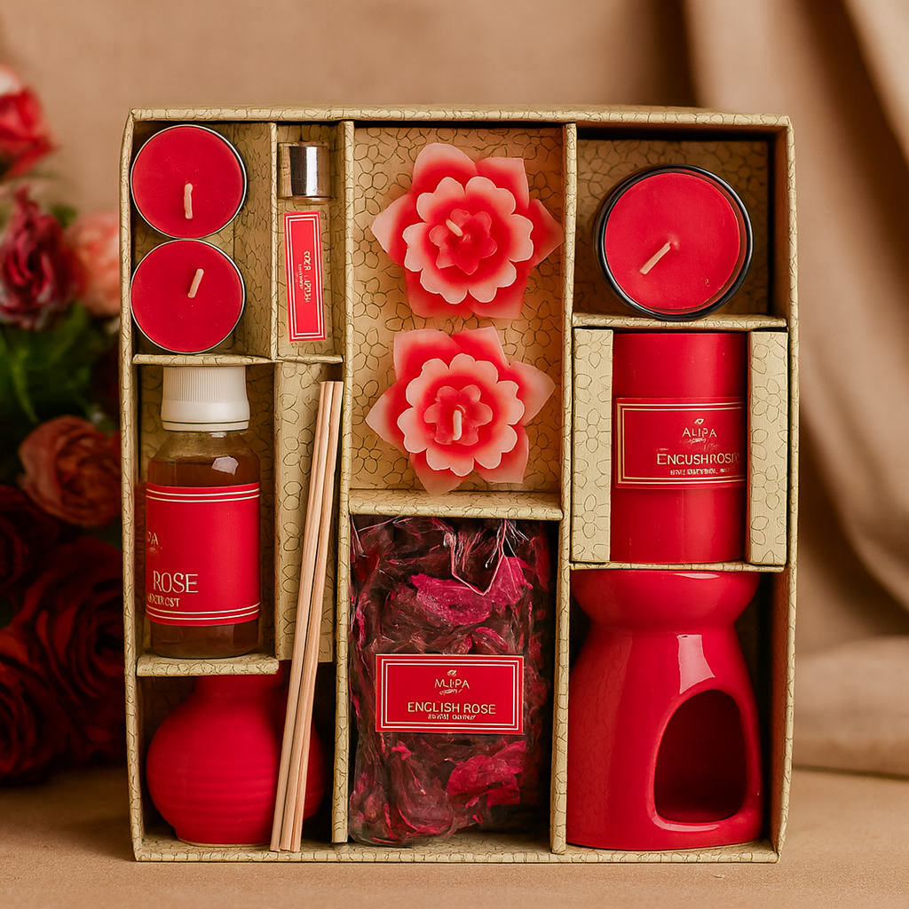 Combo Gift Pack for Aroma theraphy Fragrance English Rose