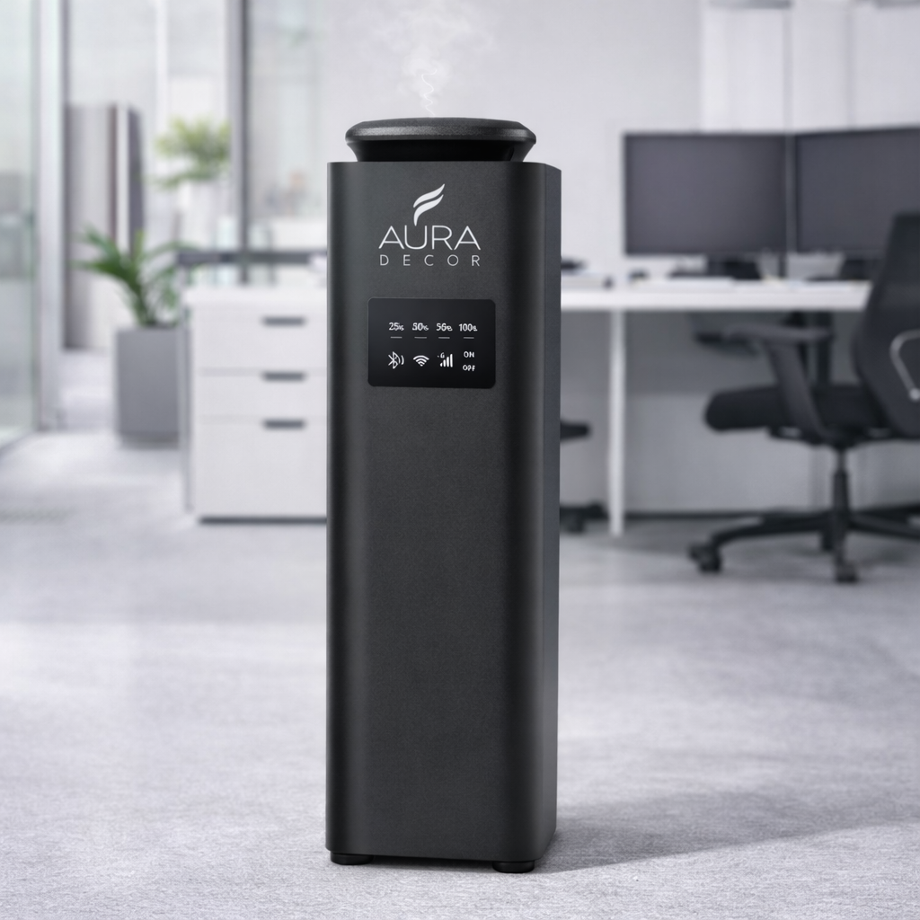 AuraDecor P4500 Pro Tower Magnetic Key Power Intelligent Scent Diffuser ( ISO 9001 )