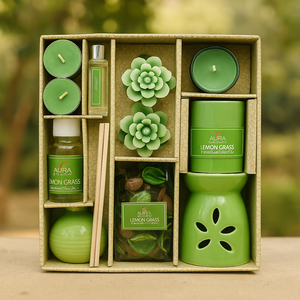 Combo Gift Pack for Aroma theraphy (GS-20) L.Grass