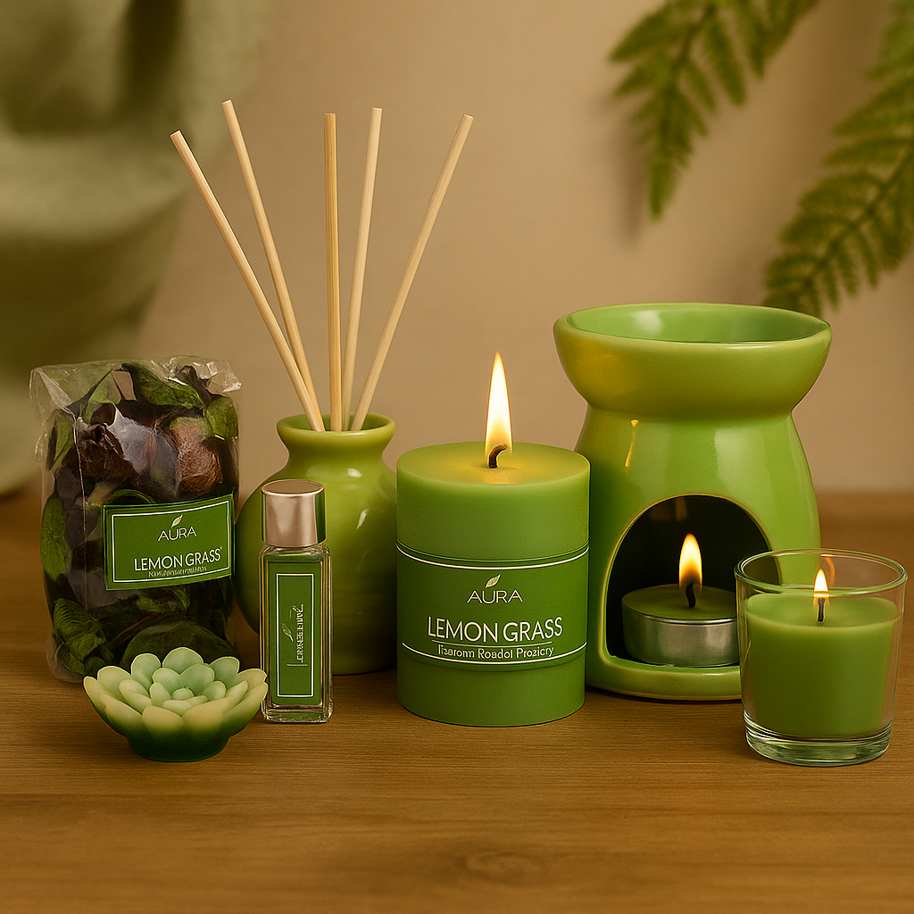 Combo Gift Pack for Aroma theraphy (GS-20) L.Grass