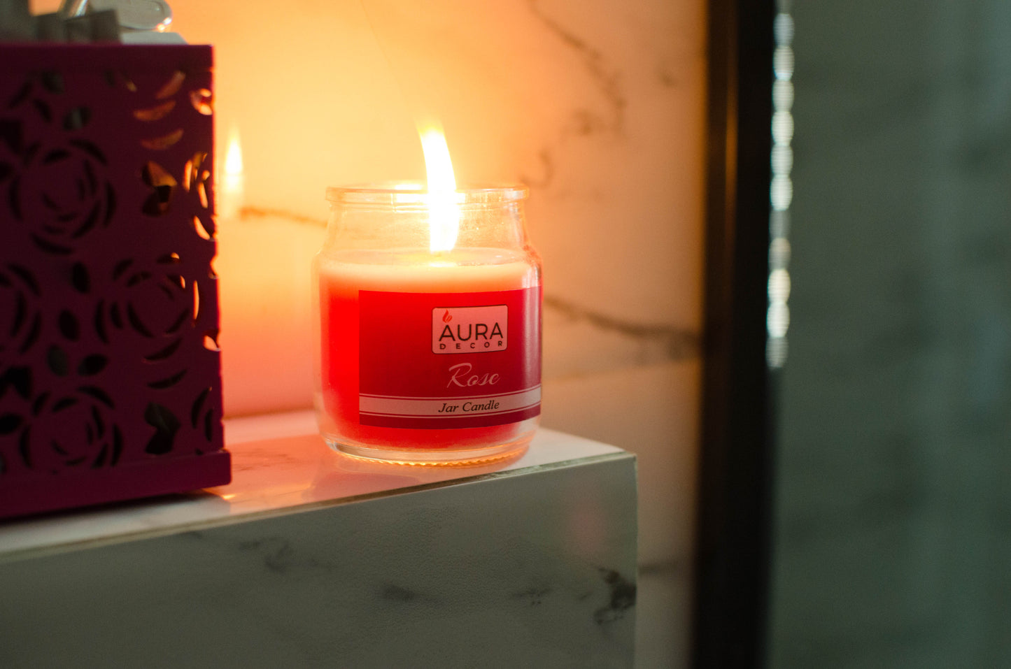 AuraDecor Cookie Jar Candle ( Paraffin Wax, 30 hours Life )