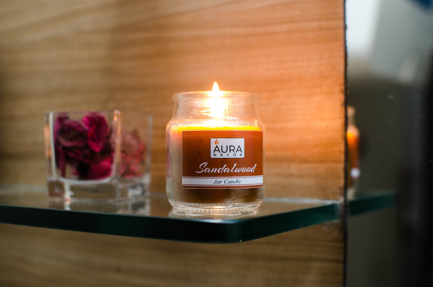 AuraDecor Cookie Jar Candle ( Paraffin Wax, 30 hours Life )