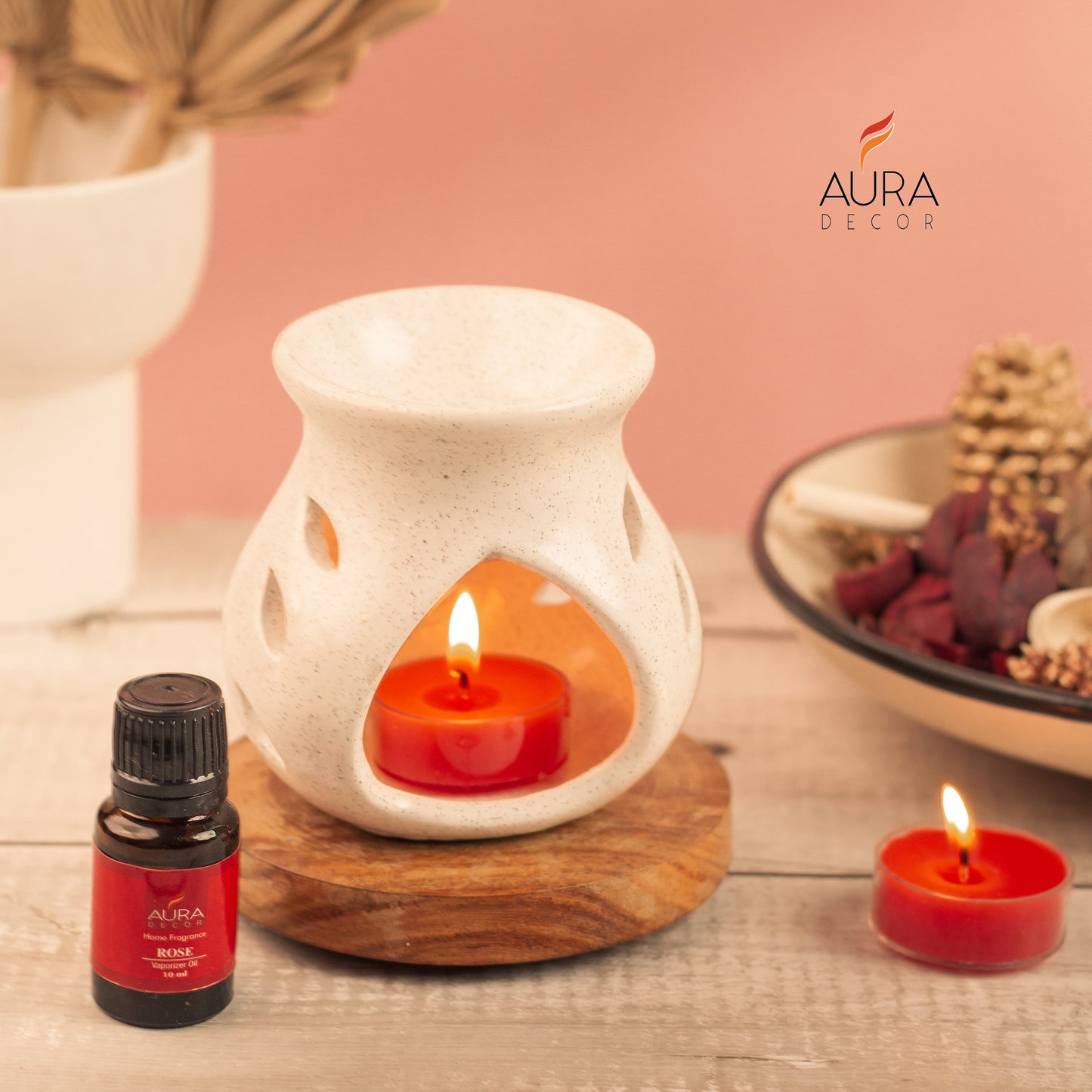 Bulk Buy AuraDecor Gift Set New ( GS-16 ) ( Diffuser , Fragrance, Potpourri & 2 Tealights ) MOQ 20 Sets