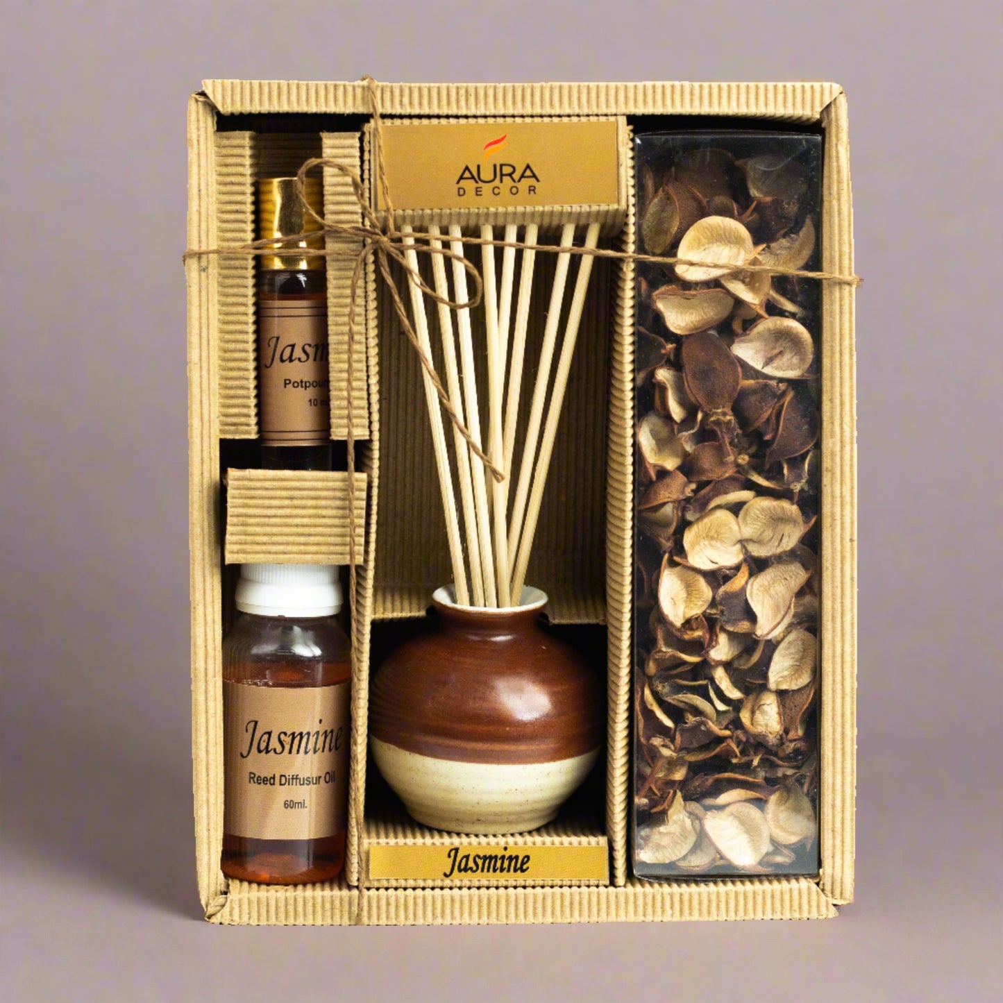 Auradecor Reed Diffuser Gift Set with Potpourri ( RD10 )