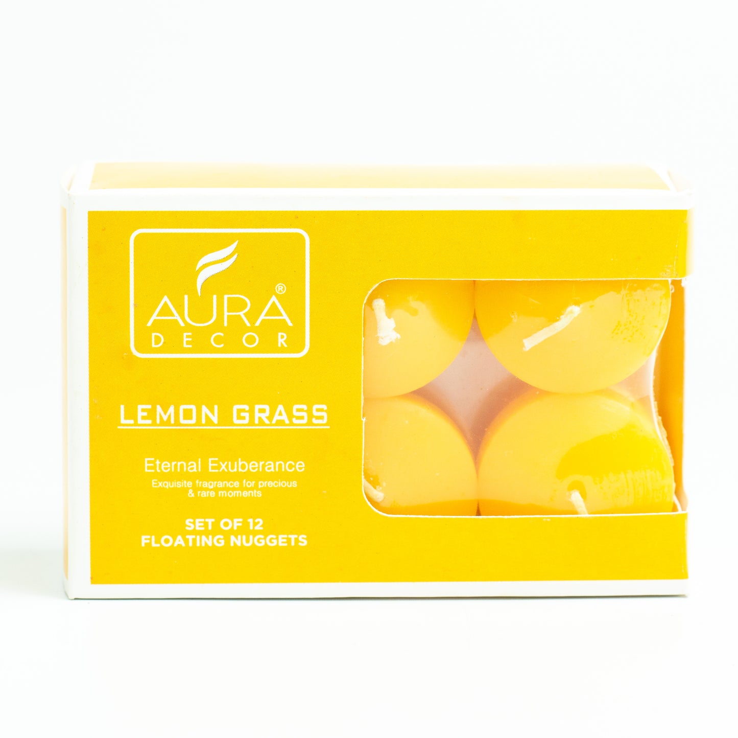AuraDecor Nugget Set of 12 Fragrance ( Burn Time 3 Hours )