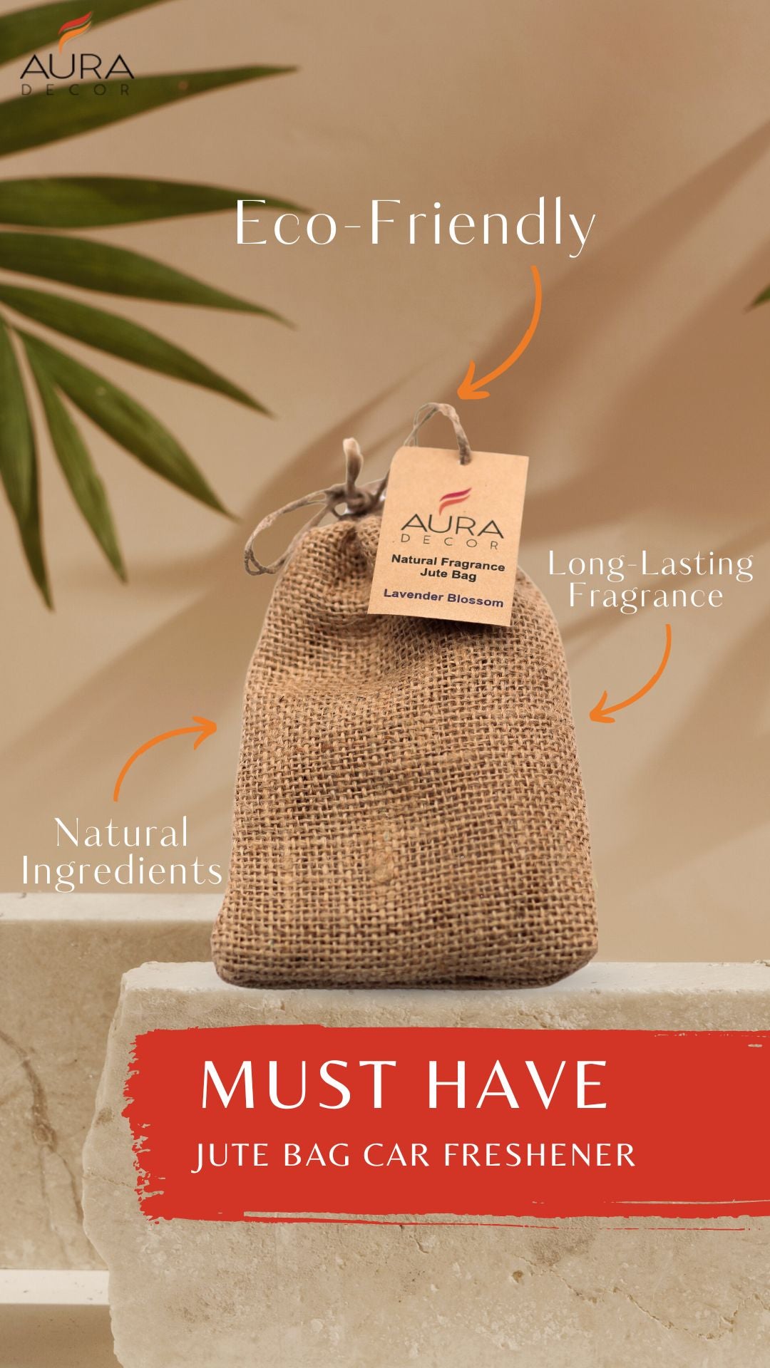 Bulk Buy Jute Bag Car Freshener Mixed Fragrances ( Bulk Buy 100 Pcs )