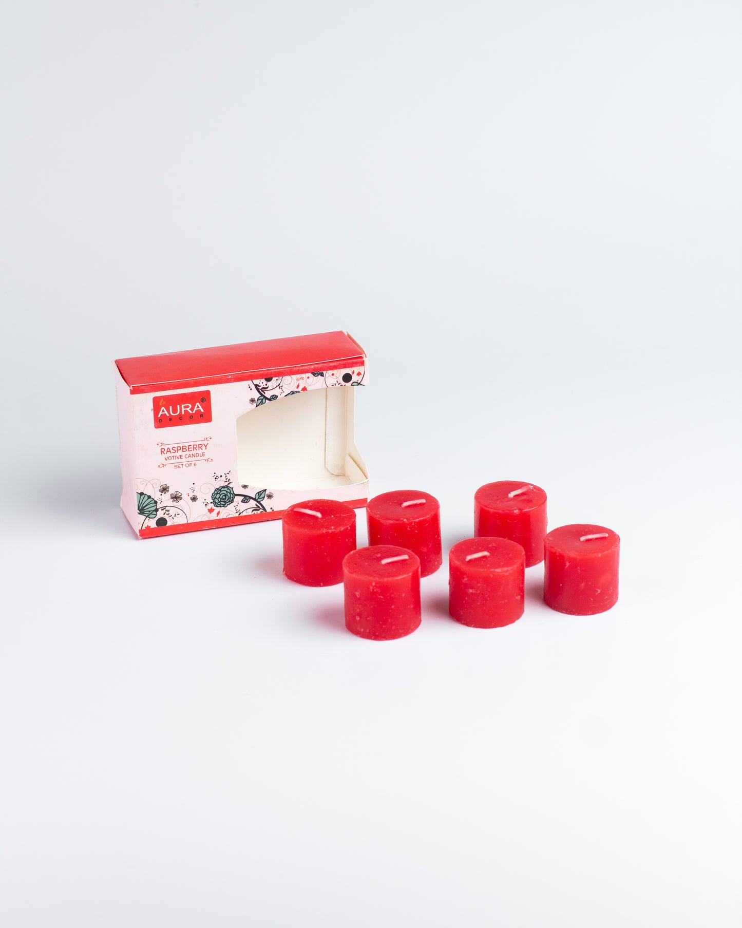 AuraDecor Fragrance Votive Candles Set of 6