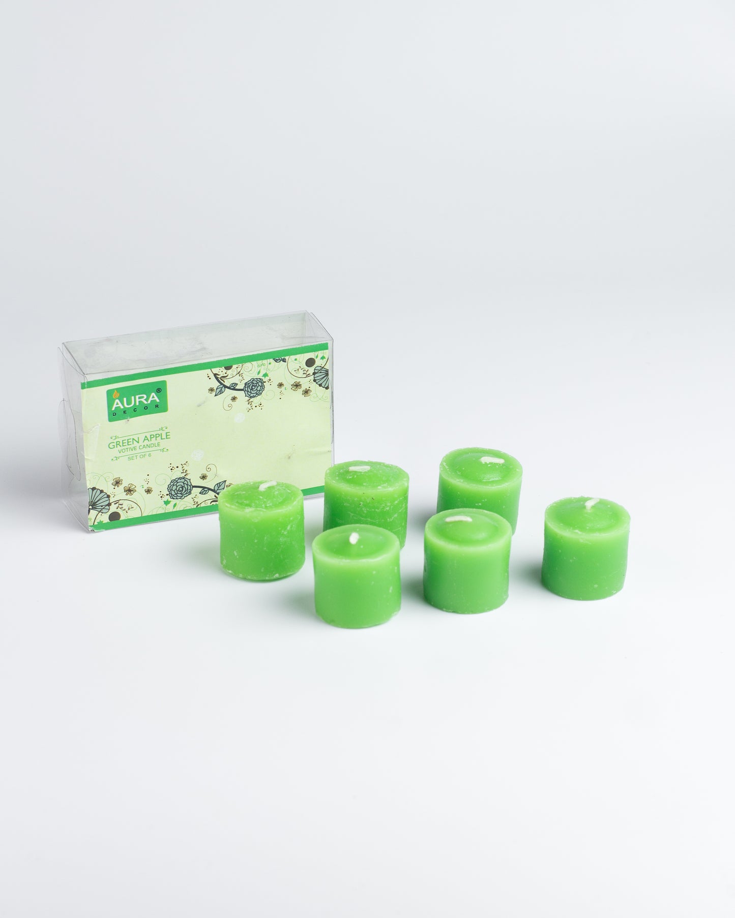 AuraDecor Fragrance Votive Candles Set of 6