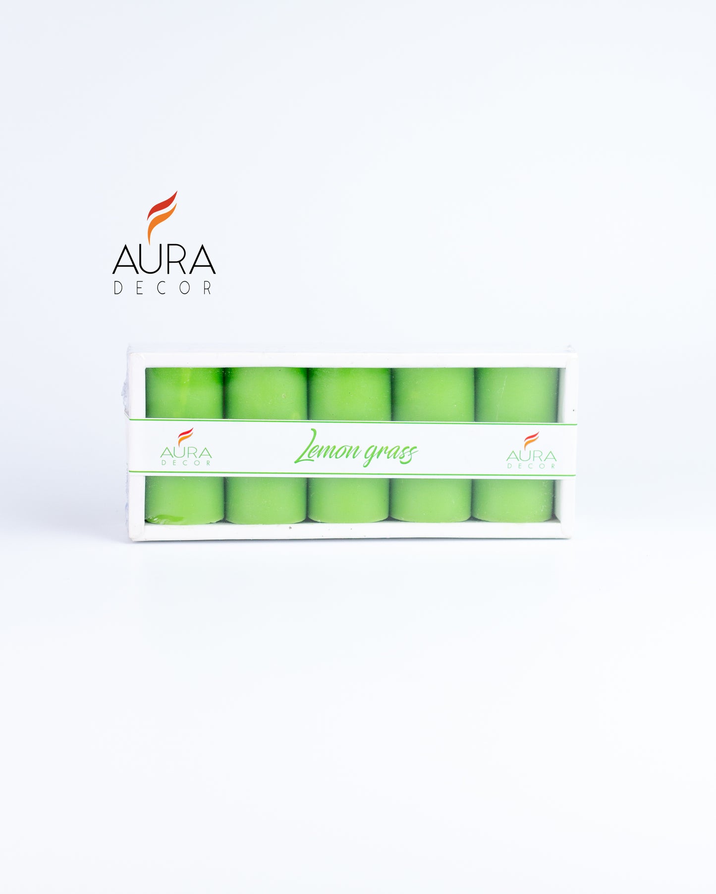 Fragrance Pillar Candle Set of 5