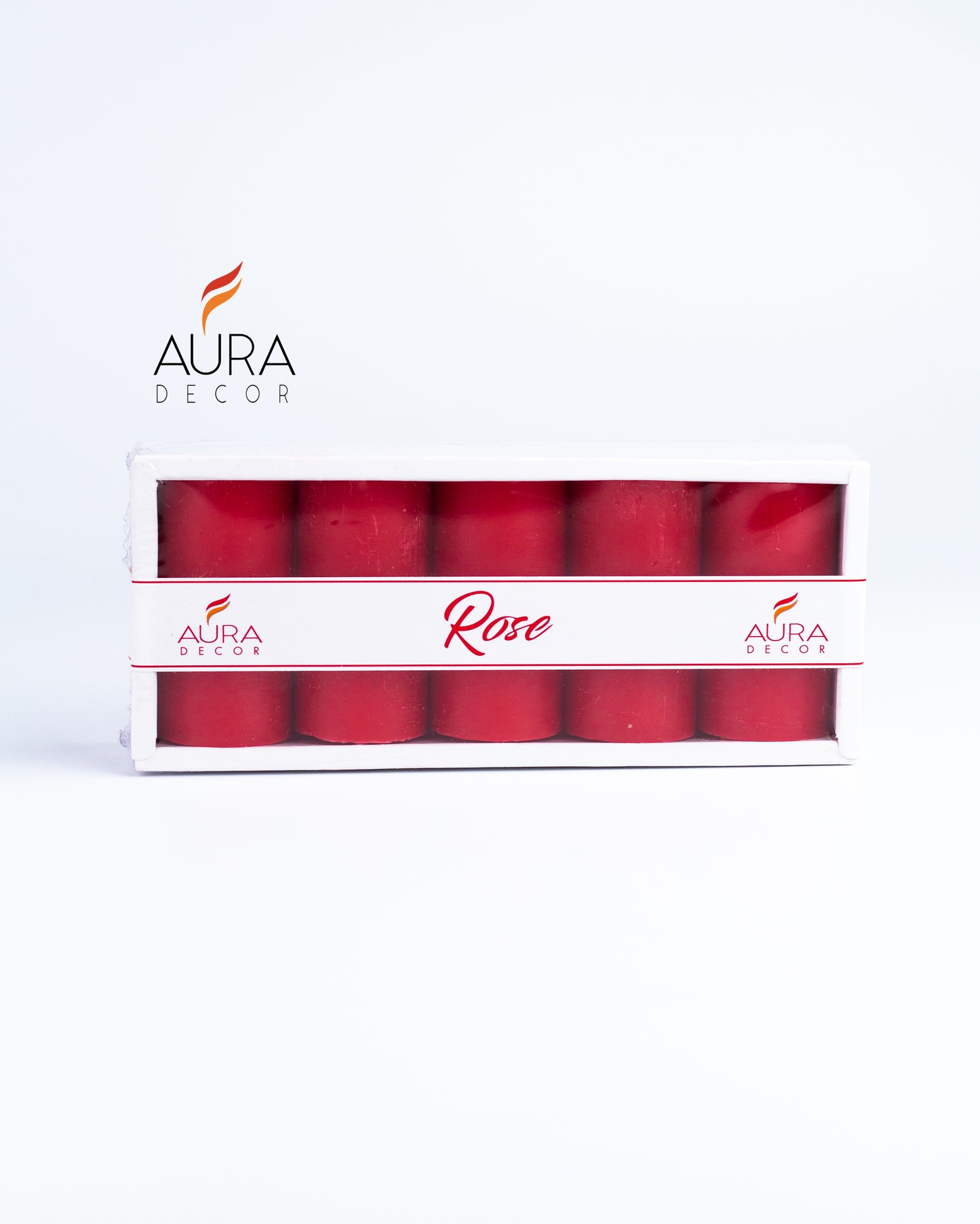 Fragrance Pillar Candle Set of 5