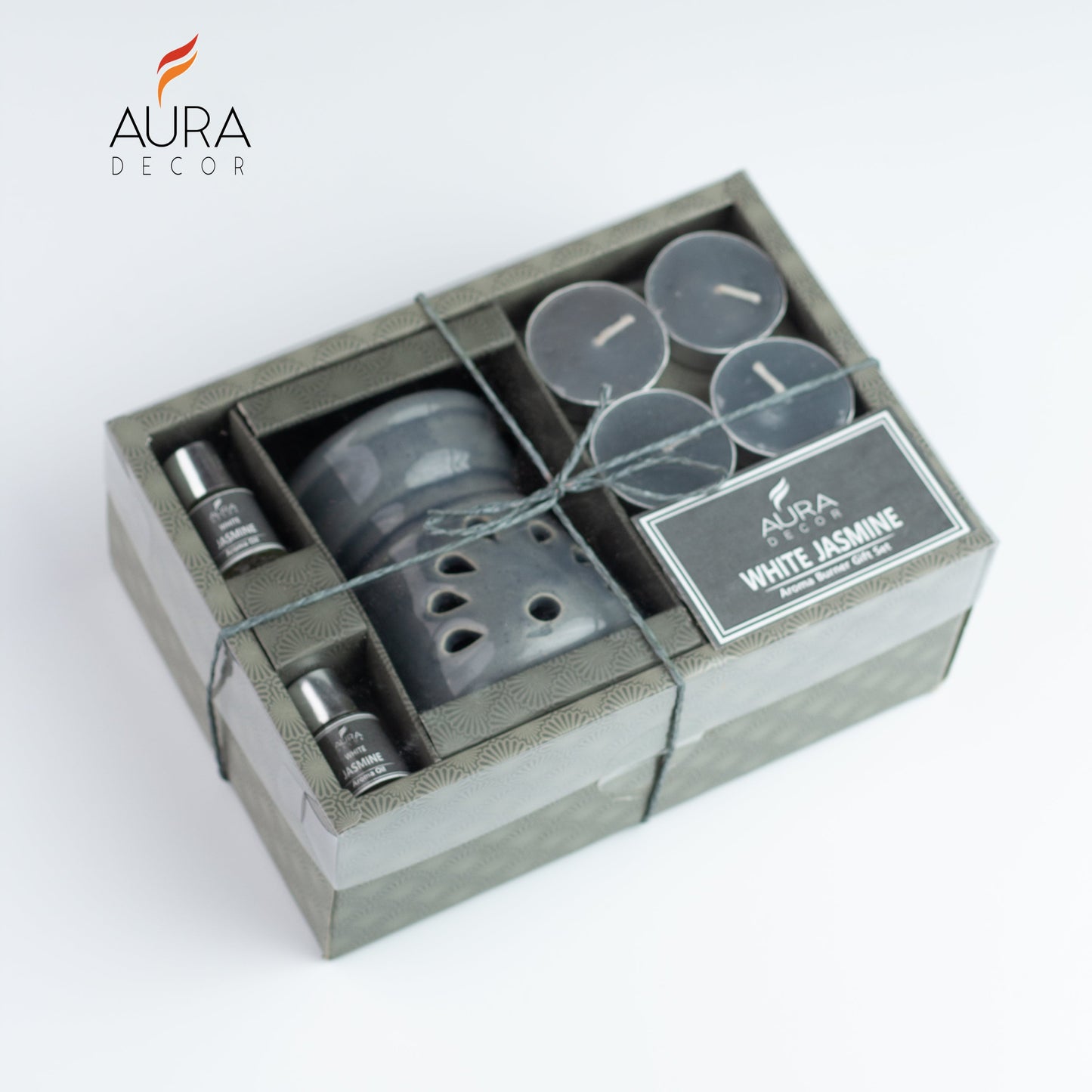 Bulk Buy AuraDecor Aromatherapy Diffuser Gift Set with 6 Tealights (GS-09) (Master 20 Pcs)