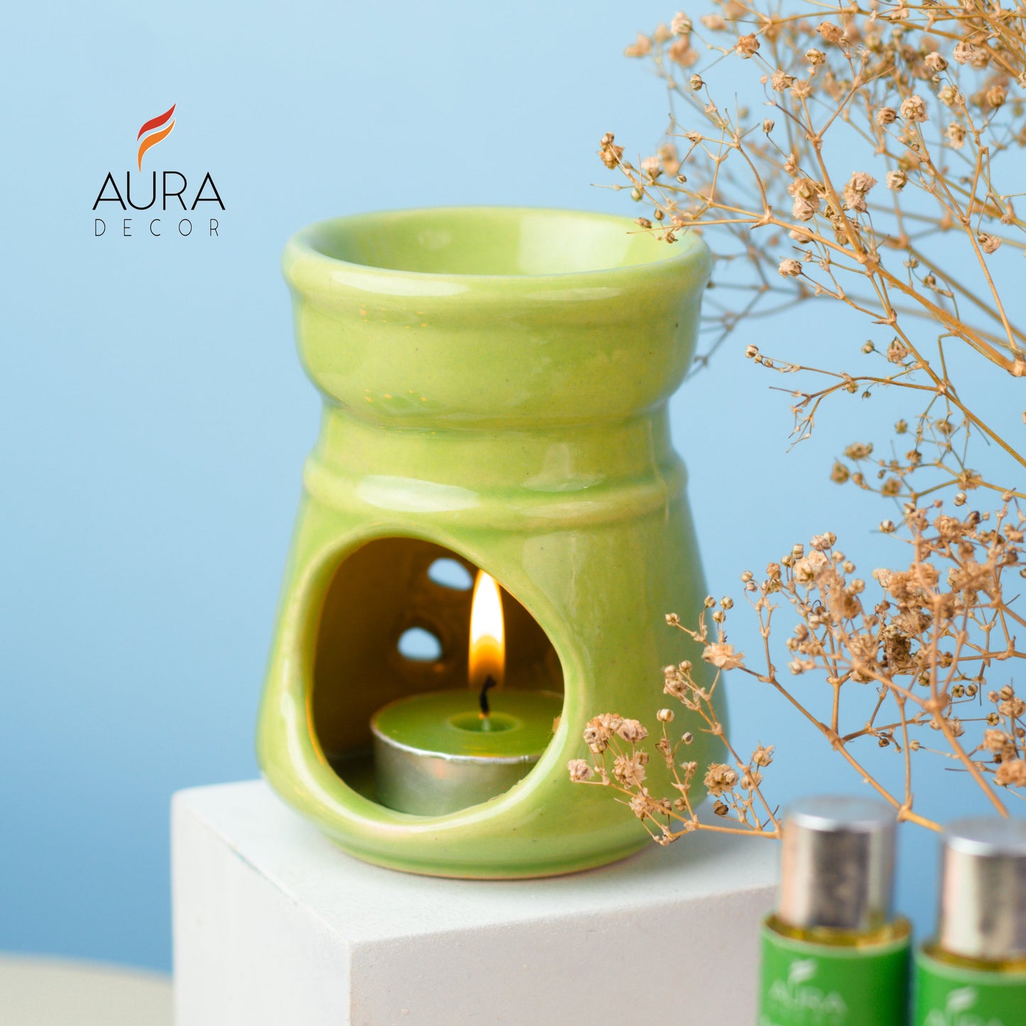 Bulk Buy AuraDecor Aromatherapy Diffuser Gift Set with 6 Tealights (GS-09) (Master 20 Pcs)