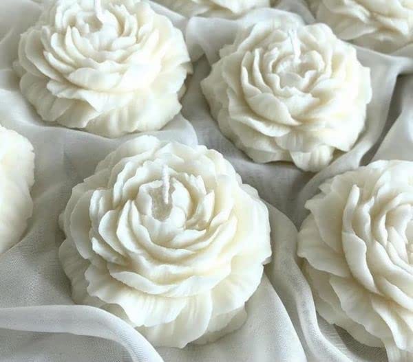 AuraDecor Peony Flower Mould