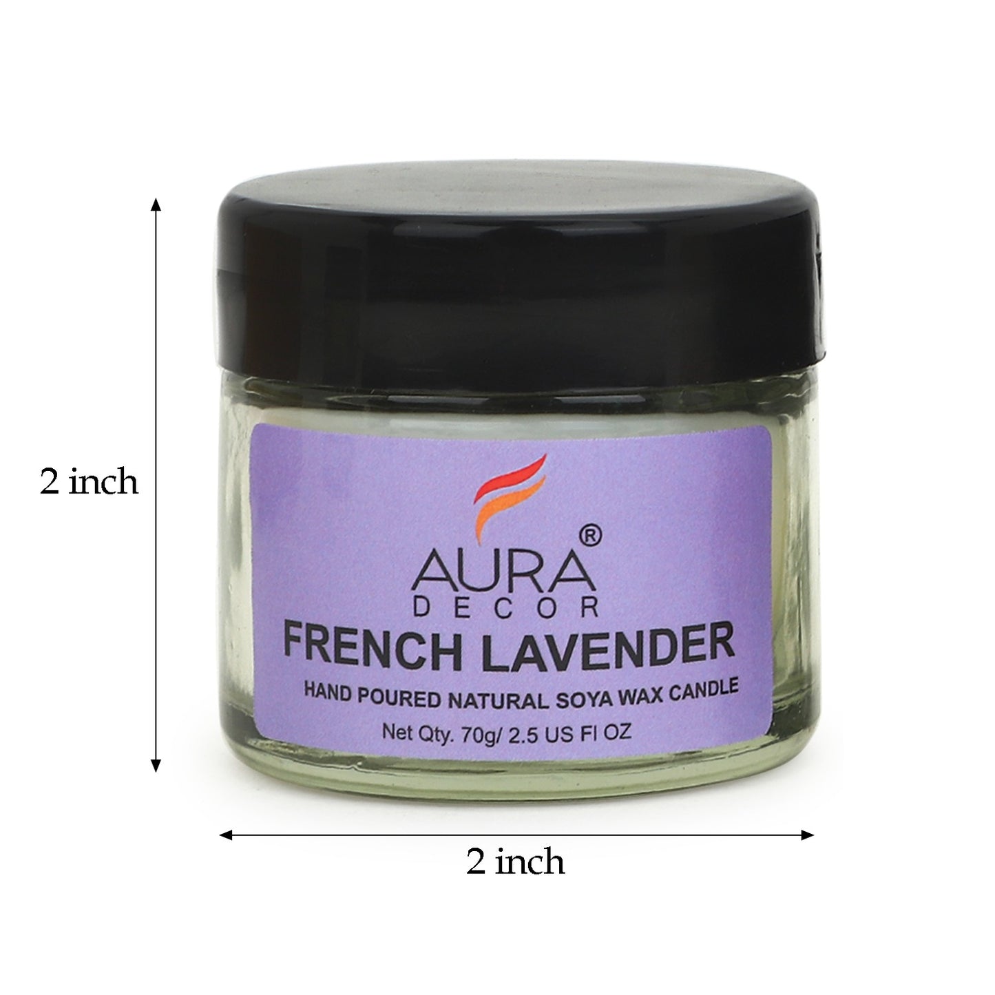 Bulk Buy AuraDecor Natural soy wax jar candle set (Pack of 50)