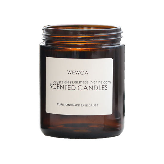 Empty Amber Jars 250ml for Candle Making or Cosmetic Use