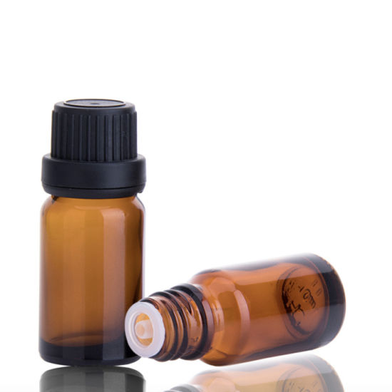 AuraDecor Pack of 50 Amber Glass Bottle ( 10ml )