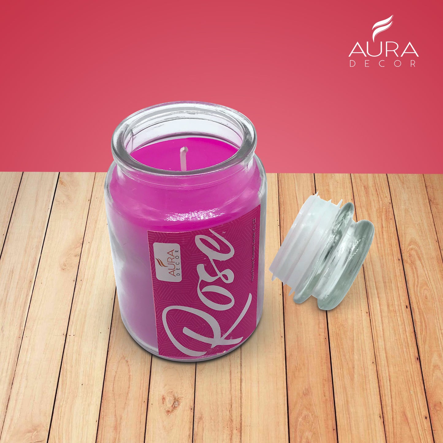 AuraDecor Fragrance Jar Candle