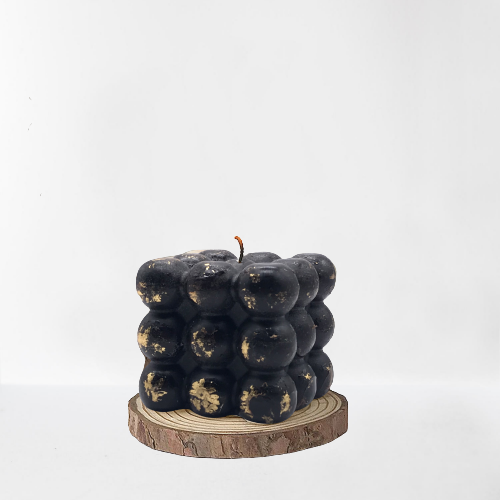 AuraDecor Bubble Candle Gold Dust ( Bulk Buy 50 pcs )