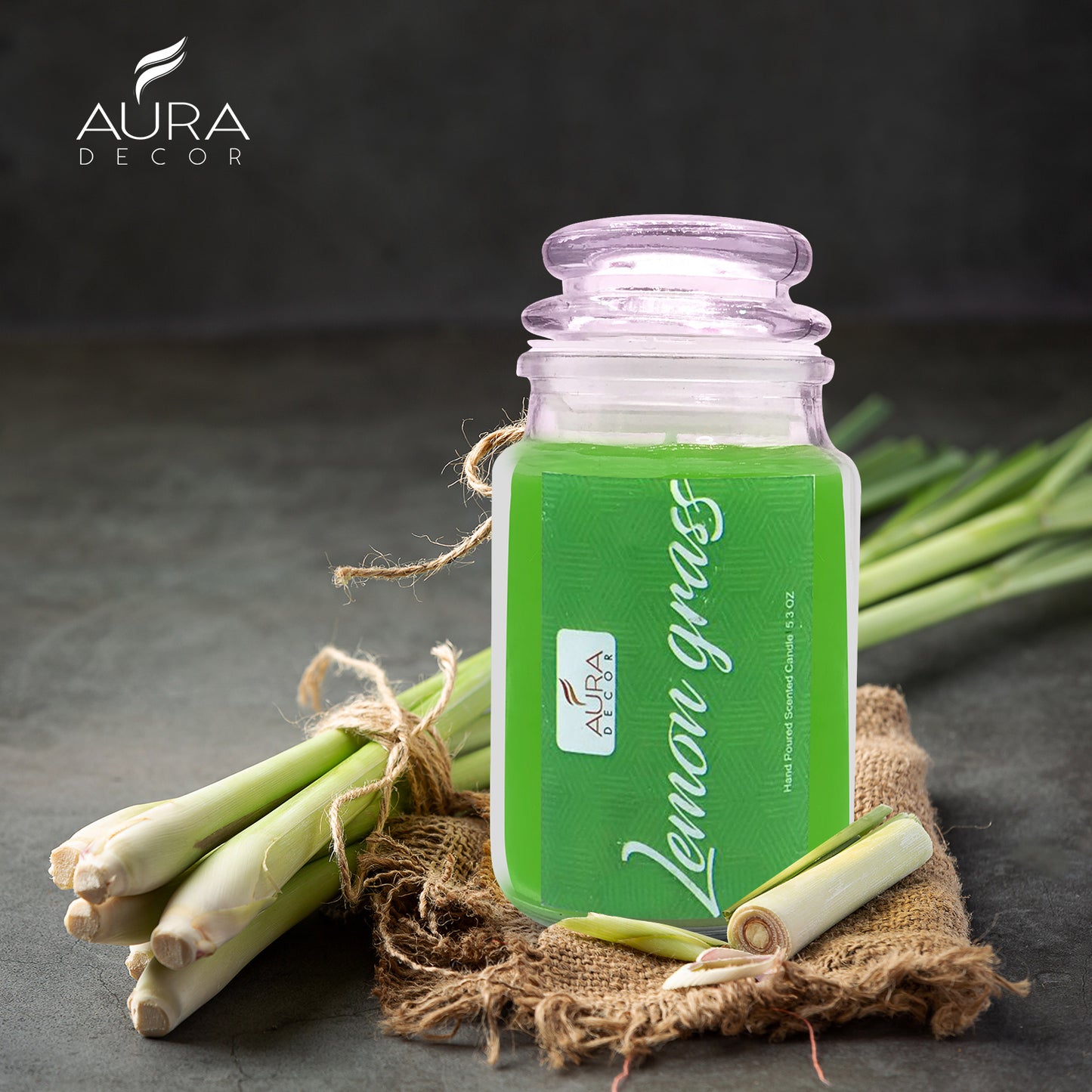 Bulk Buy AuraDecor Long Burning Fragrance Jar Candle ( 72 Hours ) ( MOQ 50 Pcs )