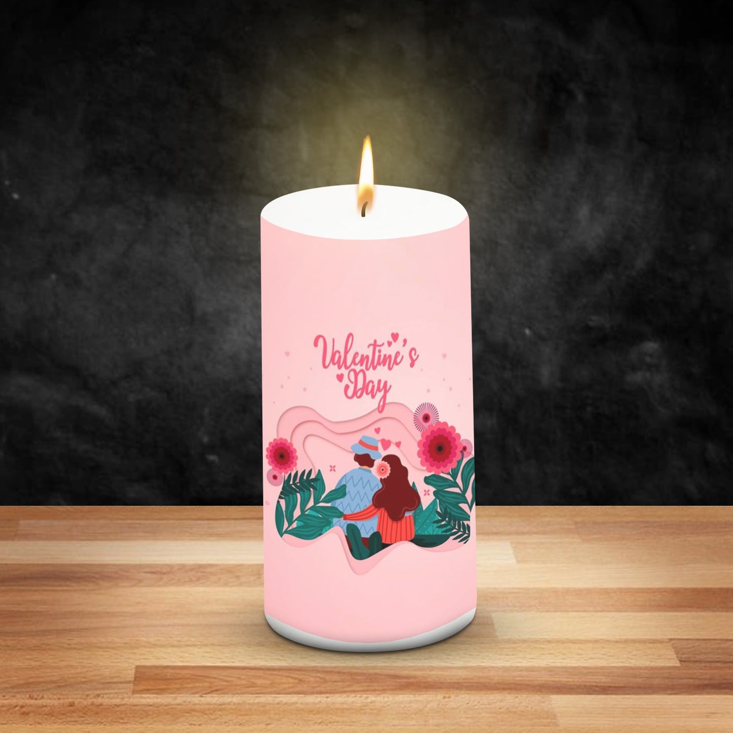 Bulk Buy Valentine Pillar Candles ( 20 Pcs )